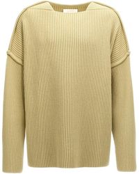 Jil Sander - Geometric Neckline Sweater - Lyst