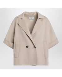 Weekend by Maxmara - Short Wool Drap Coat - Lyst