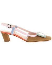 Roger Vivier - Belle Vivier Slingback Heeled Pumps - Lyst