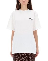 ROTATE BIRGER CHRISTENSEN - Organic Cotton T-Shirt - Lyst