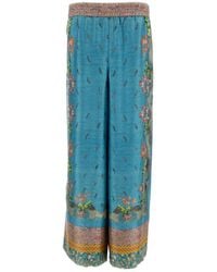 Pierre Louis Mascia - Printed Silk Trousers - Lyst