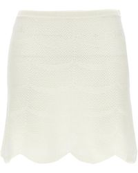 Tom Ford - Crochet Mini Skirt - Lyst