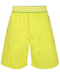 Bottega Veneta - Acid Nylon Bermuda Shorts - Lyst