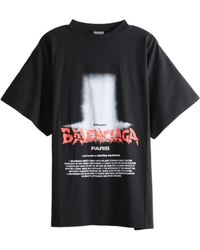 Balenciaga - The Door Graphic-Print T-Shirt - Lyst