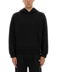 Helmut Lang - Sweatshirt With Embossed Logo - Lyst