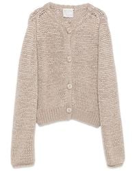 forte_forte - Cashmere Blend Kitted Cardigan - Lyst