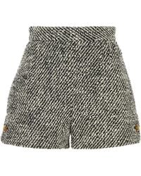 Versace - Responsible Wool Bouclé Loop Skirt With Contrast Detail - Lyst