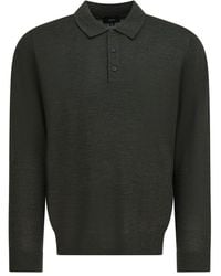 Vince - Merino Wool Polo Shirt - Lyst