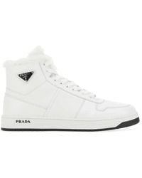 Prada - Leather Sneakers - Lyst