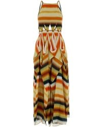 Loewe - Paula's Ibiza Printed Crepe Paula S Ibiza Dress - Lyst