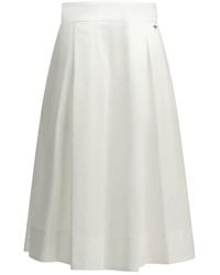 Herno - A-Line Midi Skirt - Lyst