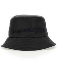 McQueen - Bucket Hat With Logo - Lyst