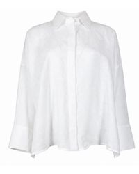 Fabiana Filippi - Classic Collar Linen Shirt - Lyst