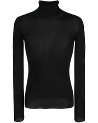 Off-White c/o Virgil Abloh - Helvetica Logo Turtleneck Sweater For - Lyst