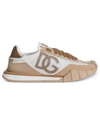 Dolce & Gabbana - Dolce & Gabbana Rhinestone-Tone Flat Shoes - Lyst