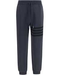 Thom Browne - Loopback 4-Bar Track Pants Charcoal - Lyst