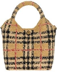 Burberry - Embroidered Margate Handbag - Lyst