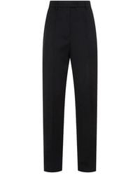 Prada - Wool Trousers - Lyst