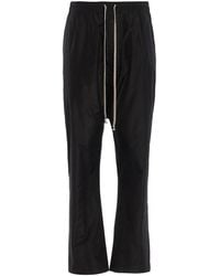 Rick Owens - Silk Drop Crotch Trousers - Lyst