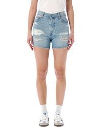 Levi's - Ribcage Denim Shorts - Lyst