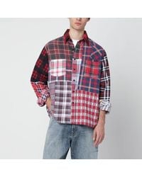 Needles - Cotton Patchwork Check Shirt - Lyst