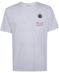MC2 Saint Barth - "Connor" T-Shirt With Embroidery Pocket - Lyst
