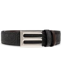 Etro - Reversible Logo Belt Arnica And Lea - Lyst