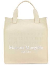 Maison Margiela - Ivory Canvas Shopping Bag - Lyst