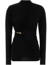 Bottega Veneta - Crepe Top - Lyst