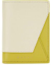 Marni - Two-Tone Leather Wallet - Lyst