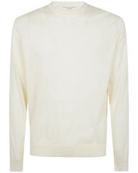 FILIPPO DE LAURENTIIS - Long Sleeves Round Neck Sweater - Lyst