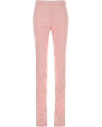 Gucci - Satin-Finish Slit-Hem Trousers - Lyst