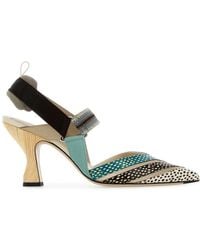 Fendi - Slingback Heels - Lyst