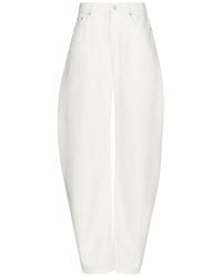 Alaïa - Alaia Round Tapered Jeans - Lyst