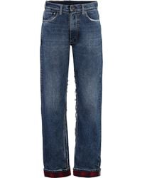 Maison Margiela - Distressed 5-Pocket Straight-Leg Jeans For Fw23 - Lyst