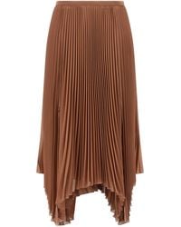 Valentino Garavani - Light Georgette Skirt - Lyst