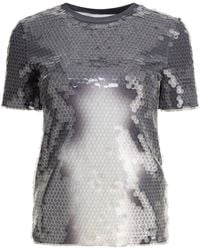 Max Mara - T-Shirt With Sequins T-Shirts - Lyst