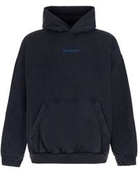 Balenciaga - Logo-Embroidered Hoodie - Lyst