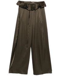 KHAITE - Kira Silk Trousers - Lyst