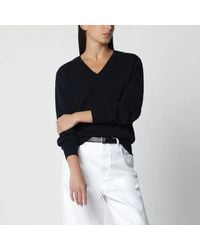 Rohe - Wool Sweater With Double Vneck - Lyst