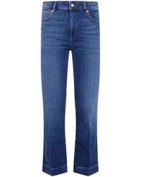 Max Mara - "Spdumbria" Mini Flared Classic Jeans - Lyst