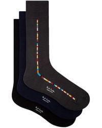 Paul Smith - 3-Pack Socks With Logo - Lyst