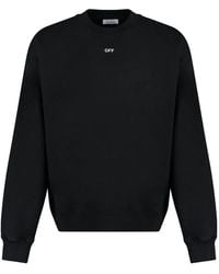 Off-White c/o Virgil Abloh - Cotton Crew-Neck Sweatshirt - Lyst