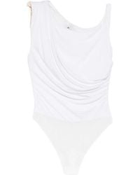 Elisabetta Franchi - Sleeveless Bodysuit - Lyst