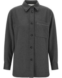 Peserico - 'Punto Luce' Overshirt - Lyst