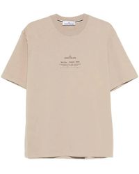 Stone Island - Short-Sleeve T-Shirt With Compass Graphic - Lyst
