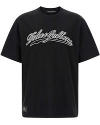 Dolce & Gabbana - T-Shirt With Logo - Lyst