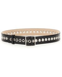 McQueen - Medium Belt With Eyelets - Lyst