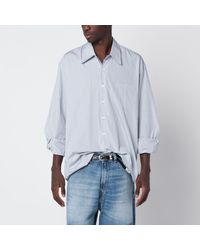 Our Legacy - Above Striped Cotton Poplin Shirt - Lyst