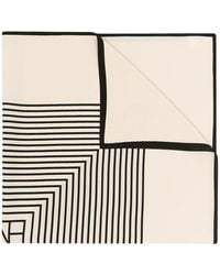 TOTEME - Monogram Silk Scarf - Lyst